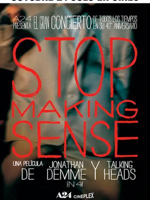 STOP MAKING SENSE